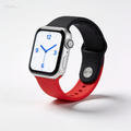 Bracelet Sport Silicone Compatible Avec Bracelet Apple Watch - Blanc cassé