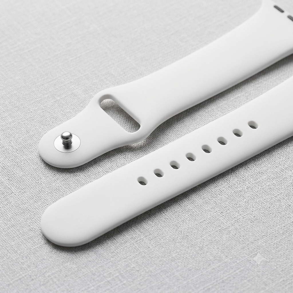 Bracelet Apple Watch Silicone – Blanc