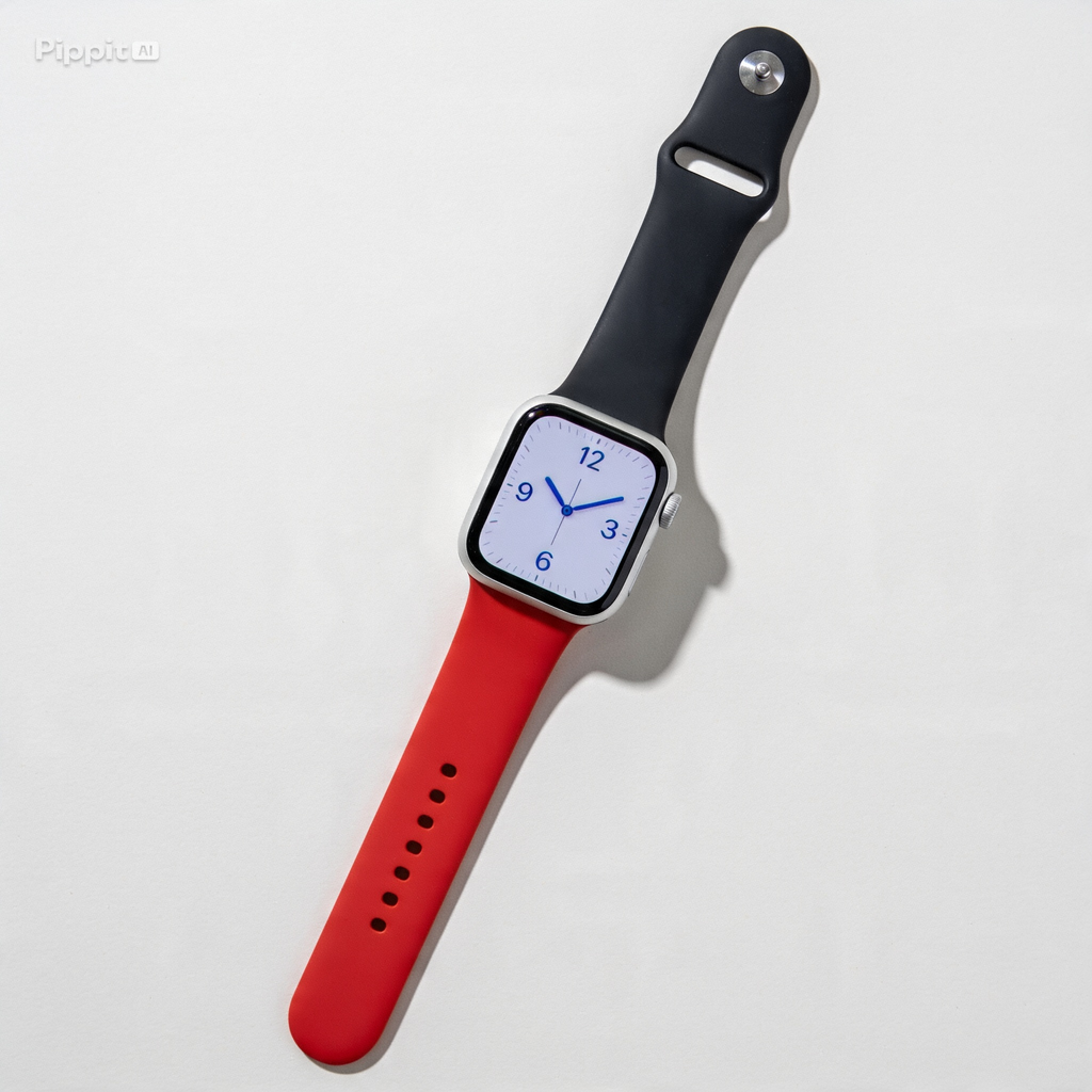 Bracelet Sport Silicone Compatible Avec Bracelet Apple Watch - Blanc cassé
