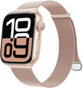 Compatible Avec Bracelet Apple Watch Homme Femme, Bracelets Magnétique Acier Inoxydable Pour Iwatch Series 11 10 9 8 7 6 5 4 3 2 1 Ultra 49Mm 46Mm 45Mm 44Mm 42Mm 41Mm 40Mm 38Mm