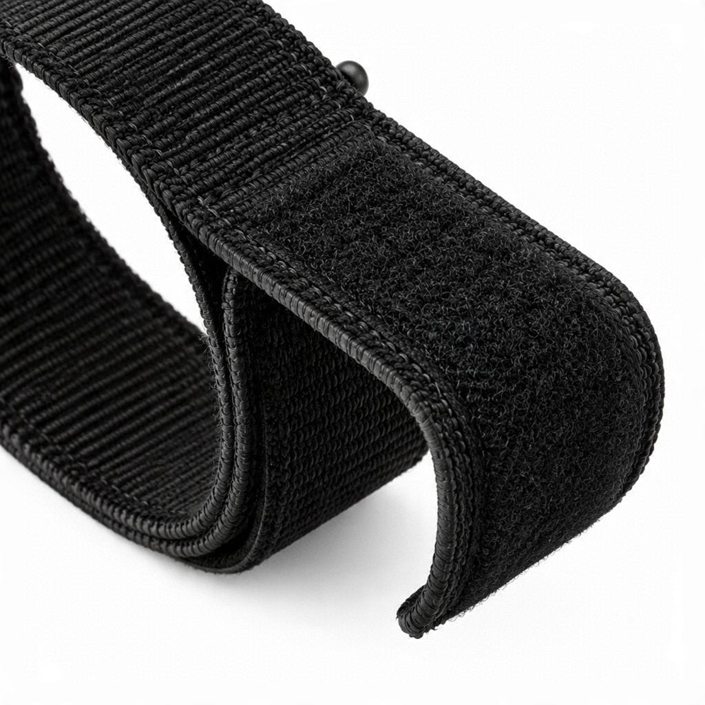Bracelet Apple Watch Nylon Tressé - Noir