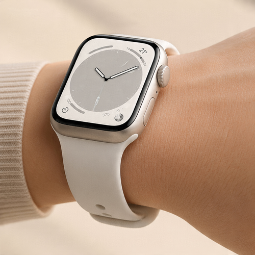 Bracelet Apple Watch Silicone – Blanc